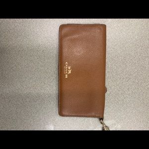 Brown coach wallet